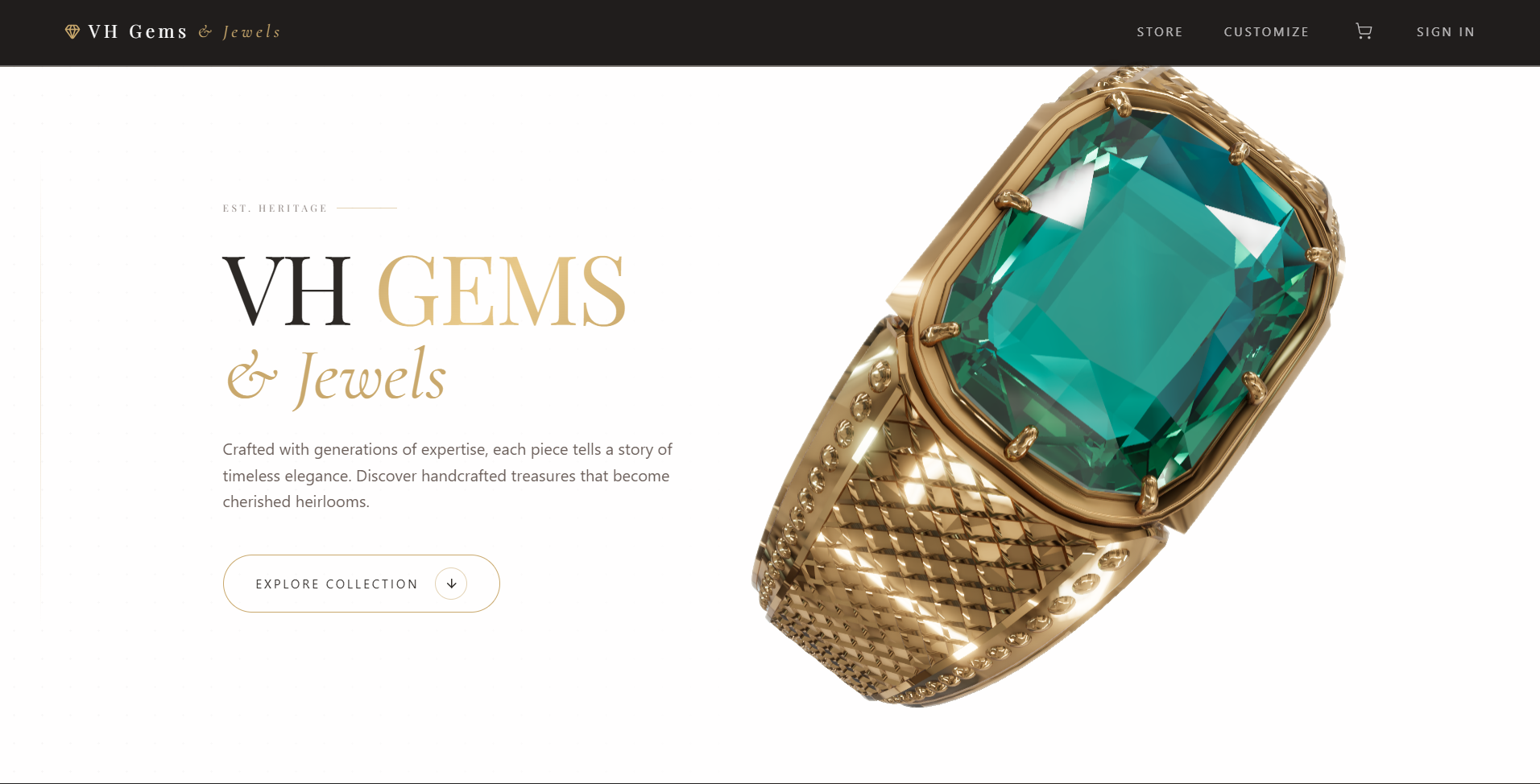 VH Gems - Premium Headless E-Commerce Storefront